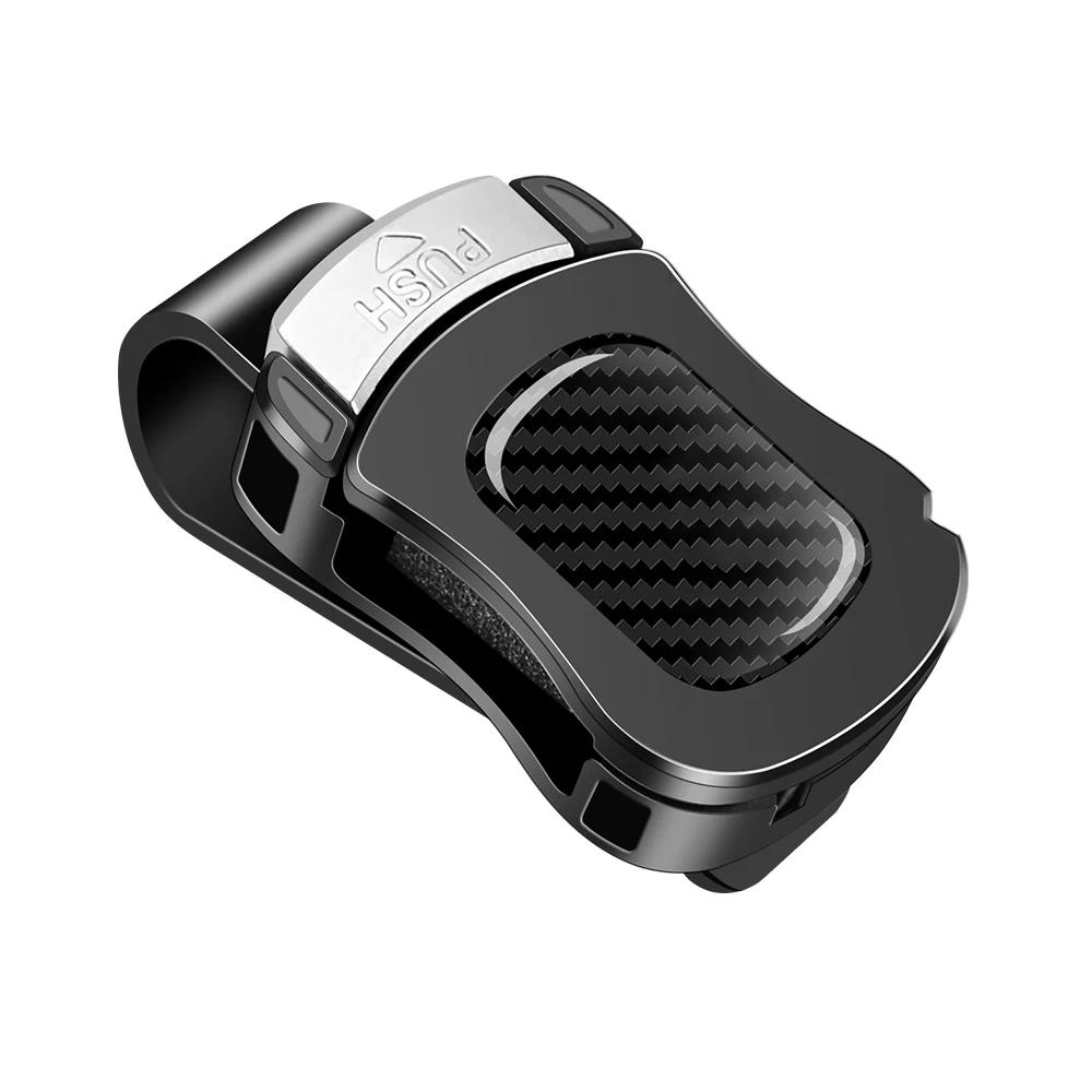 Car Sunglasses Holder Sun Visor Glasses Clip Elastic Buckle Eyeglasses Hanger Card Ticket Stand Car Accessories