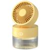 Foldable USB Mini Desktop Turbine Fan with Cooling and Humidifying Spray