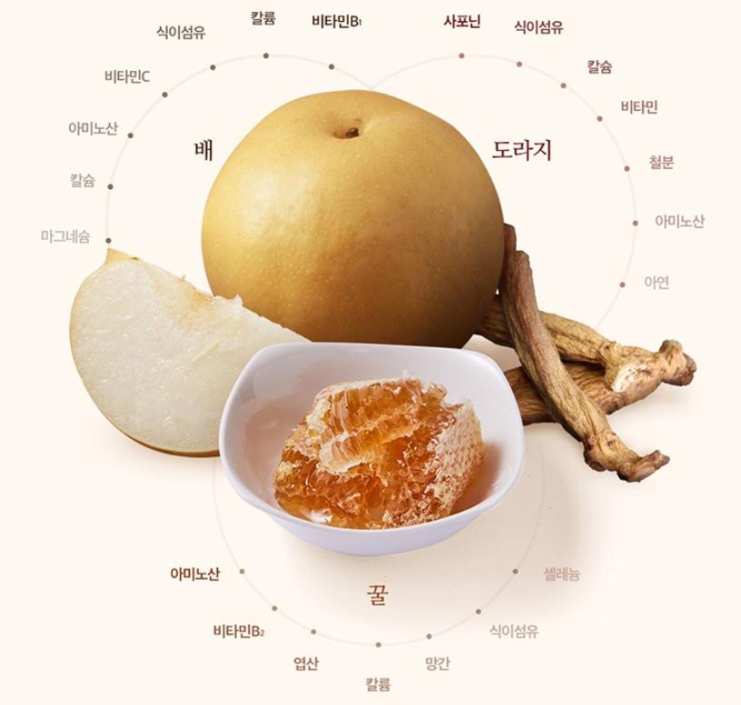 Kwangdong Pear & Bellflower Ssanghwa Jelly 50 Packs, 1kg