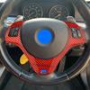 For BMW E90 E92 E93 E87 1 3 Series 2005 - 2012 Steering Wheel Panel Sticker Cover Decoration Trim Interior Accessories