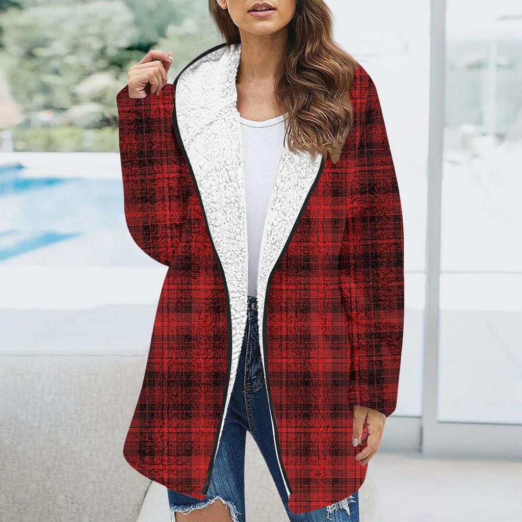 Женская модная осенне-зимняя толстая плюшевая куртка с карманами и длинными рукавами, топ