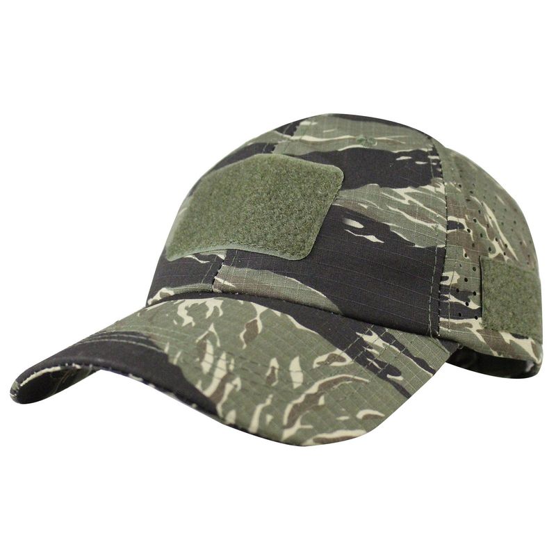 Outdoor Tactical Baseball Cap Men's Summer Camouflage Brim Hat Mountaineering Sun Protection Fishing Hat Velcro Mesh Hat