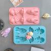 6 Company Astronaut Rocket 760 Silicone Mold Baking Cake Mold Pudding Bread Baking Pan Soap Mold