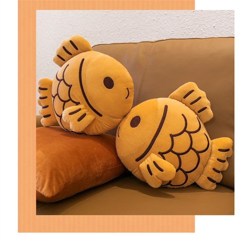 Креативная плюшевая игрушка-подушка в виде рыбы для детских подарков и украшения дома