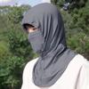 Балаклава двойного назначения с защитой от УФ-лучей, регулируемая, с солнцезащитным покрытием, закрывающая лицо полностью, для спорта