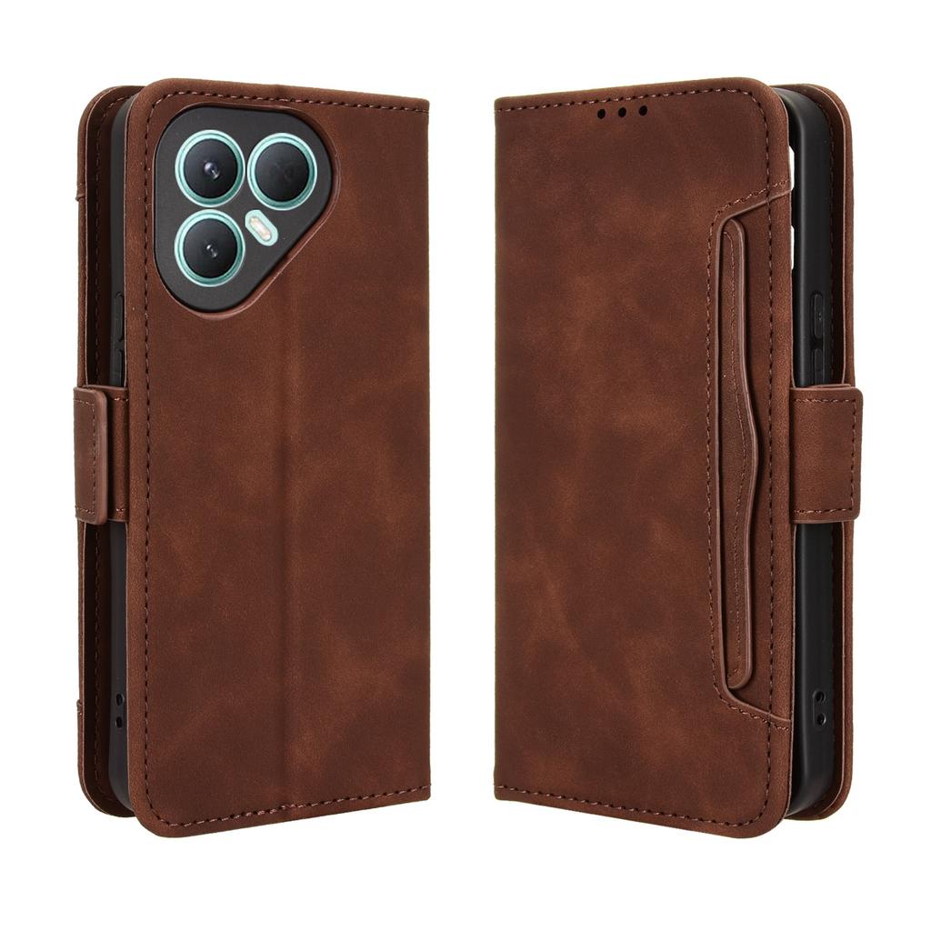 Кожаный чехол-кошелек для телефона TECNO Pova 7 Pro 5G с несколькими отделениями для карт