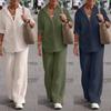 Spring Suit For Women's Tracksuit Long Sleeve Shirt Loose Pants Set Female Casual Elegant Ladies 2 Piece Sets