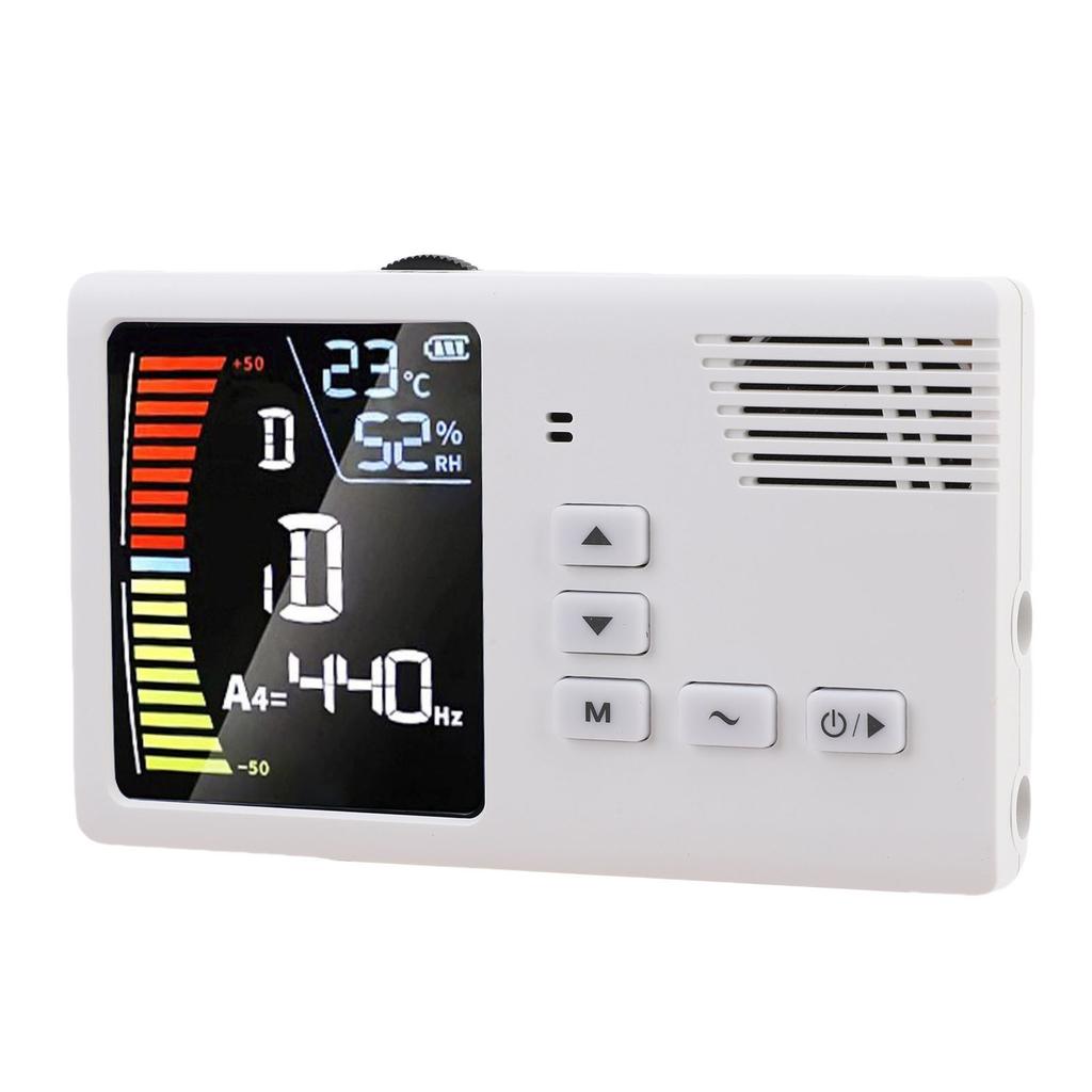 Метроном Тюнер Перезаряжаемый Светодиодный Дисплей 3 в 1 Цифровой Тюнер Генератор Тона для Гучжэн Гуцинь Эрху Пипа Белый