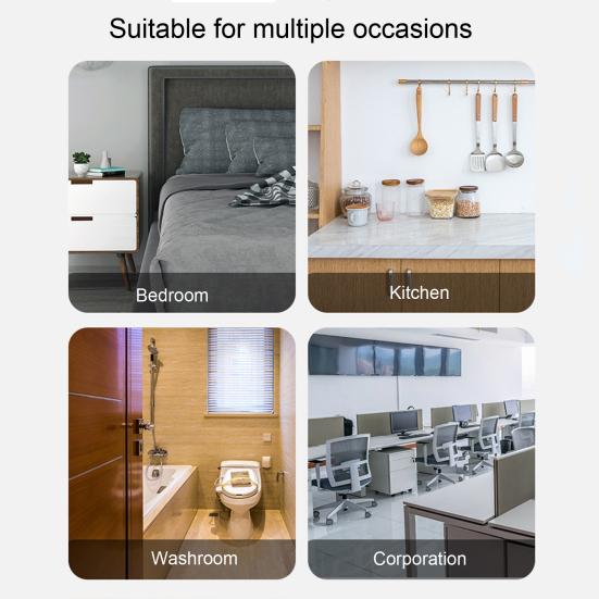 Silicone Door Stopper Wall Protector Shock Absorbent Noise Free Self-Adhesive No Drilling