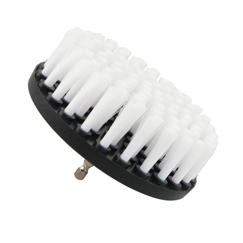 Bathroom Cleaning Carpet Cleaner White Car Polisher Car Washer Brush Scrubber Brush Drill Brush