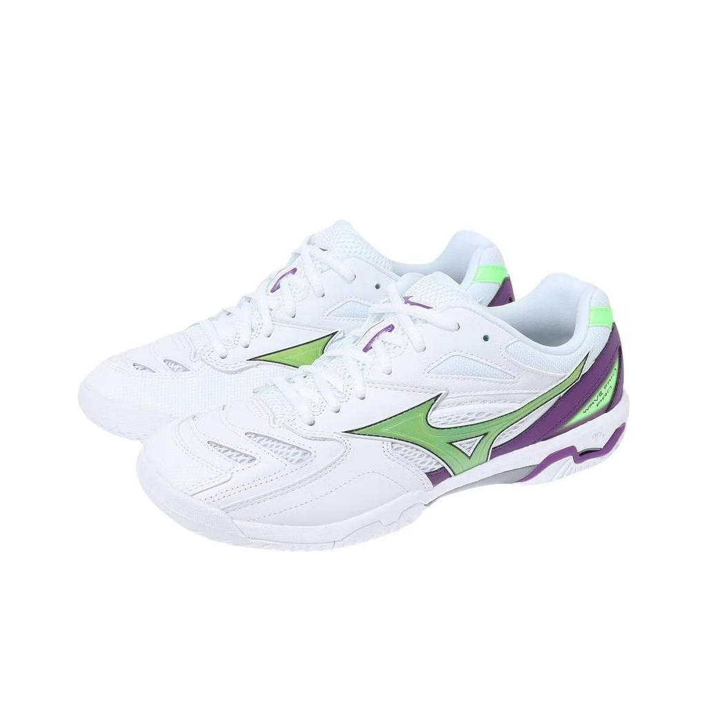 Mizuno Кроссовки унисекс Wave Fang Pro белые фиолетовые зеленые синие 71GA210000