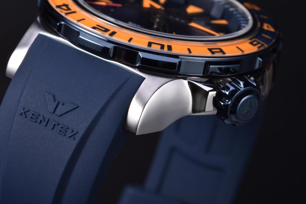 Часы MARINE GMT механические с автоматическим подзаводом, лимитированная серия из 88 экземпляров, синие [KENTEX] S820X-06 мужские