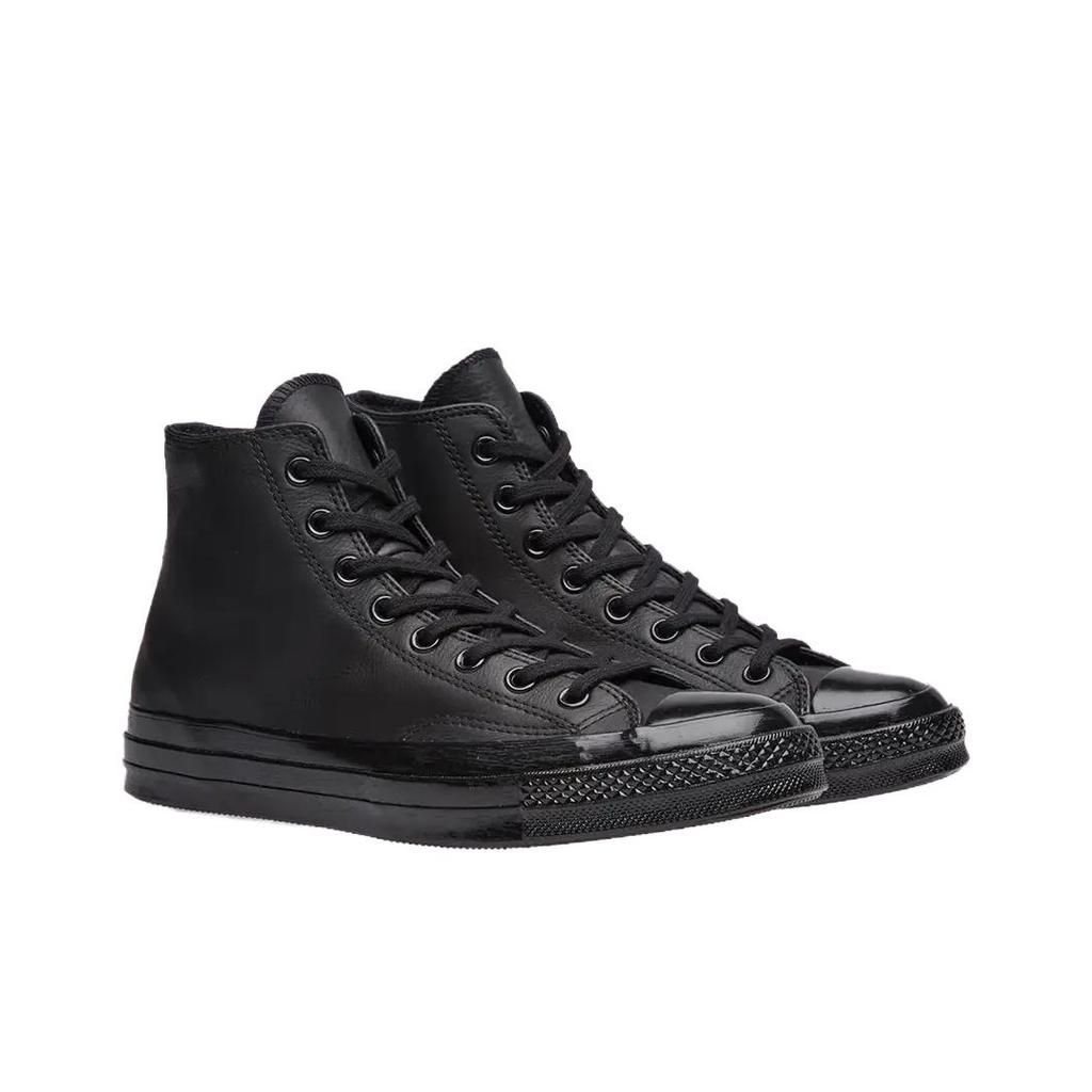 Converse Chuck 70 Mono Кожа Черный Мужские Кроссовки Металлический-Черный 155454C