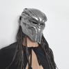 Predator Headgear Cosplay Costume Latex Mask Halloween Party Performance Headgear Wig