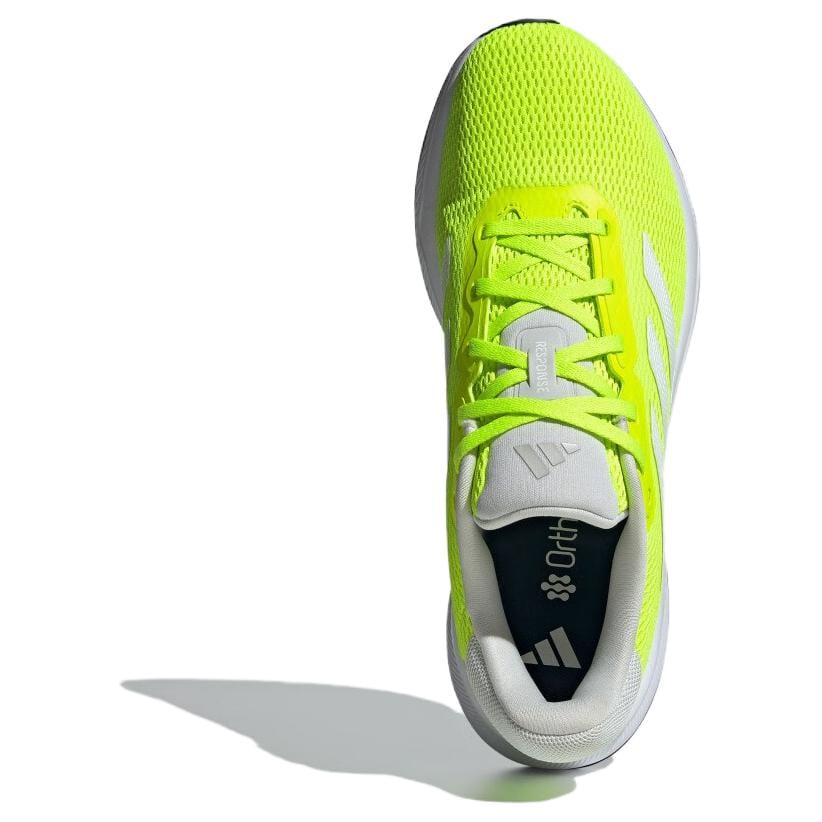 adidas Нескользящие Износостойкие Низкие Кроссовки для Бега на Длинные Дистанции Мужские Желто-Белые IH6004