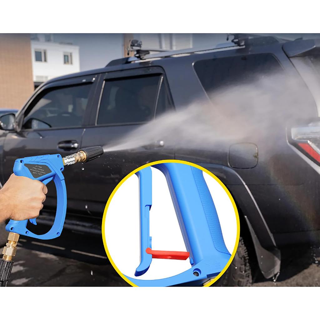 High Pressure Washer Guns Car Washer Guns with Nozzles M22 14mm Brass Couplers for Pressure Power Washer Accessories