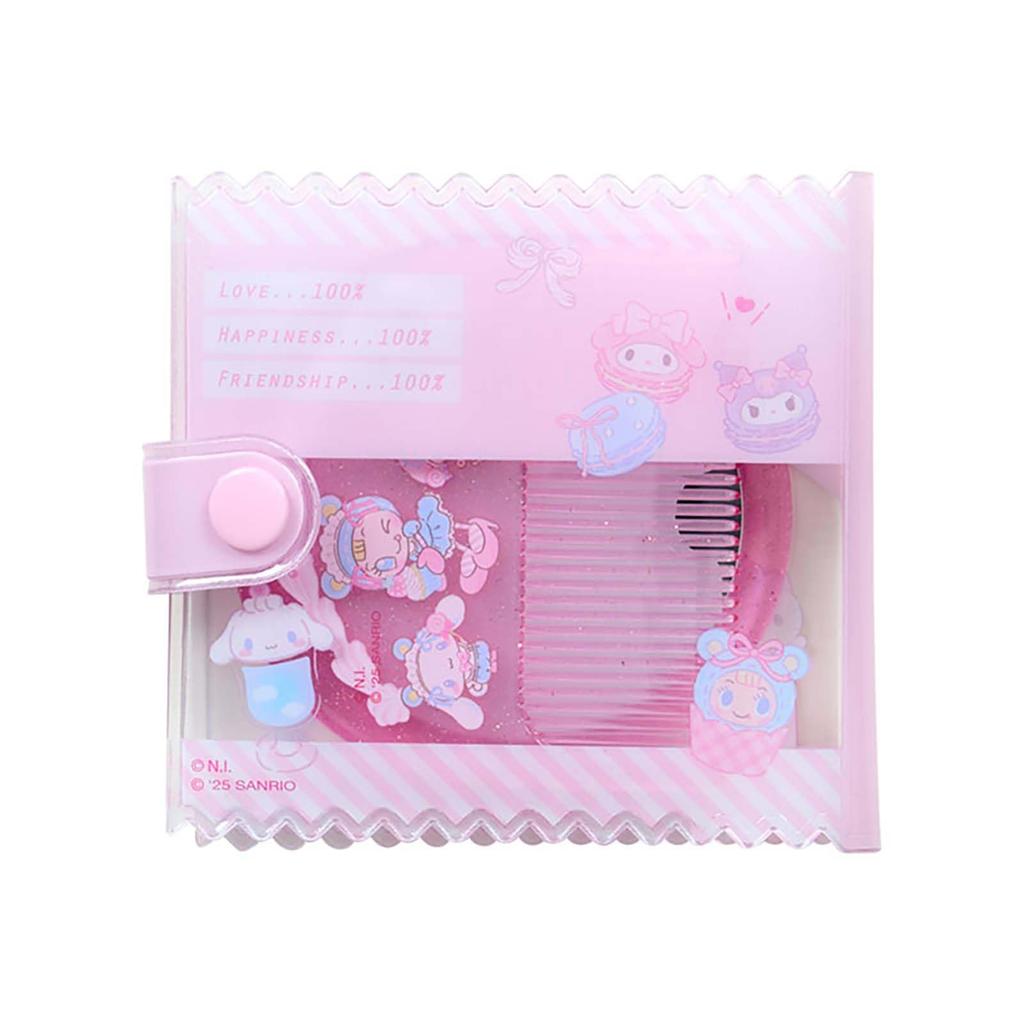 Sanrio Набор зеркало и расческа Mezzo piano с футляром Sanrio 329029, персонажи,