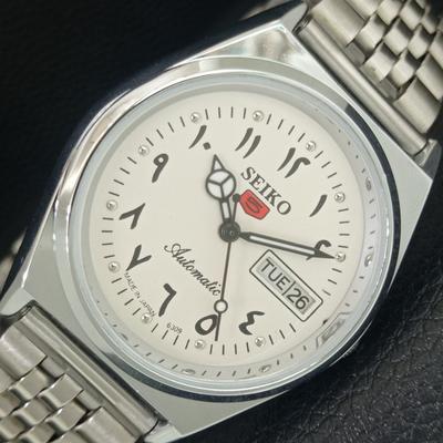 ЯПОНИЯ ВИНТАЖНЫЕ ВОССТАНОВЛЕННЫЕ МУЖСКИЕ АВТОМАТИЧЕСКИЕ ЧАСЫ SEIKO 5 6309A a442599-1