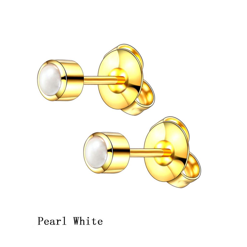 2 шт./1 пара ювелирных изделий для тела серьги-гвоздики с драгоценными камнями серьги для прокалывания хряща уха золото/серебро пистолет для камней по знаку зодиака 316 нержавеющая сталь аксессуары для козелка