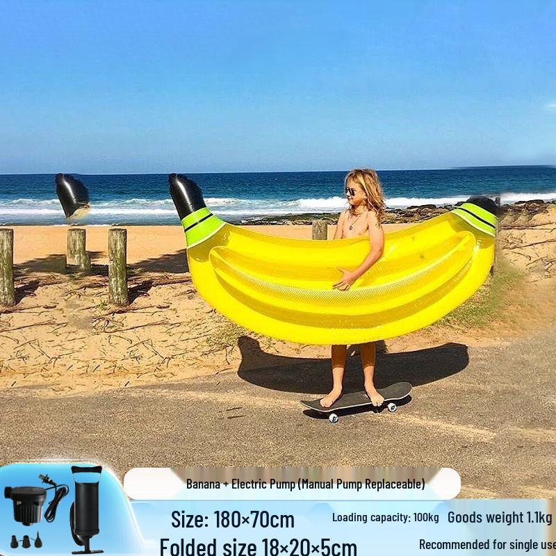 Inflatable Pineapple Cactus Watermelon Pizza Rainbow Pool Float Set