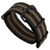 Geckota Vintage Bond 1973 British Military Nylon Watch Strap Black Buckle 20mm [Geckota] - -