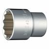 4D-27 12-Point Socket, 12.7mm (1/2") Drive, 27mm Width