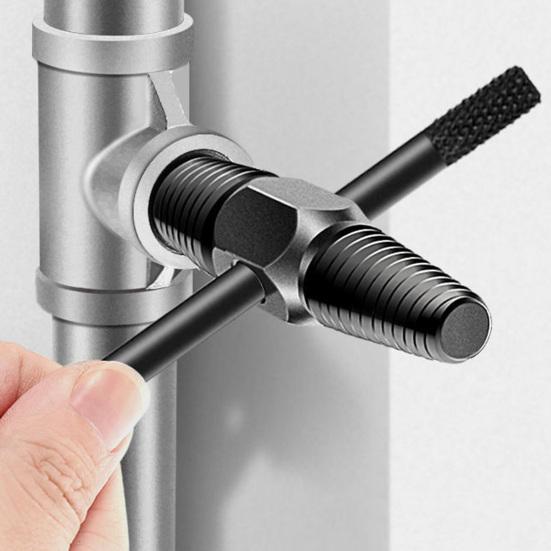 Faucet Broken Thread Extractor High Durability Non-Slip Handle Easy To Use Universal Water Pipe Broken Thread Extractor
