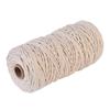 100m Handmade Gift Packing Home Decor Sewing Cords 100% Natural Beige Cotton Twine String DIY Rope