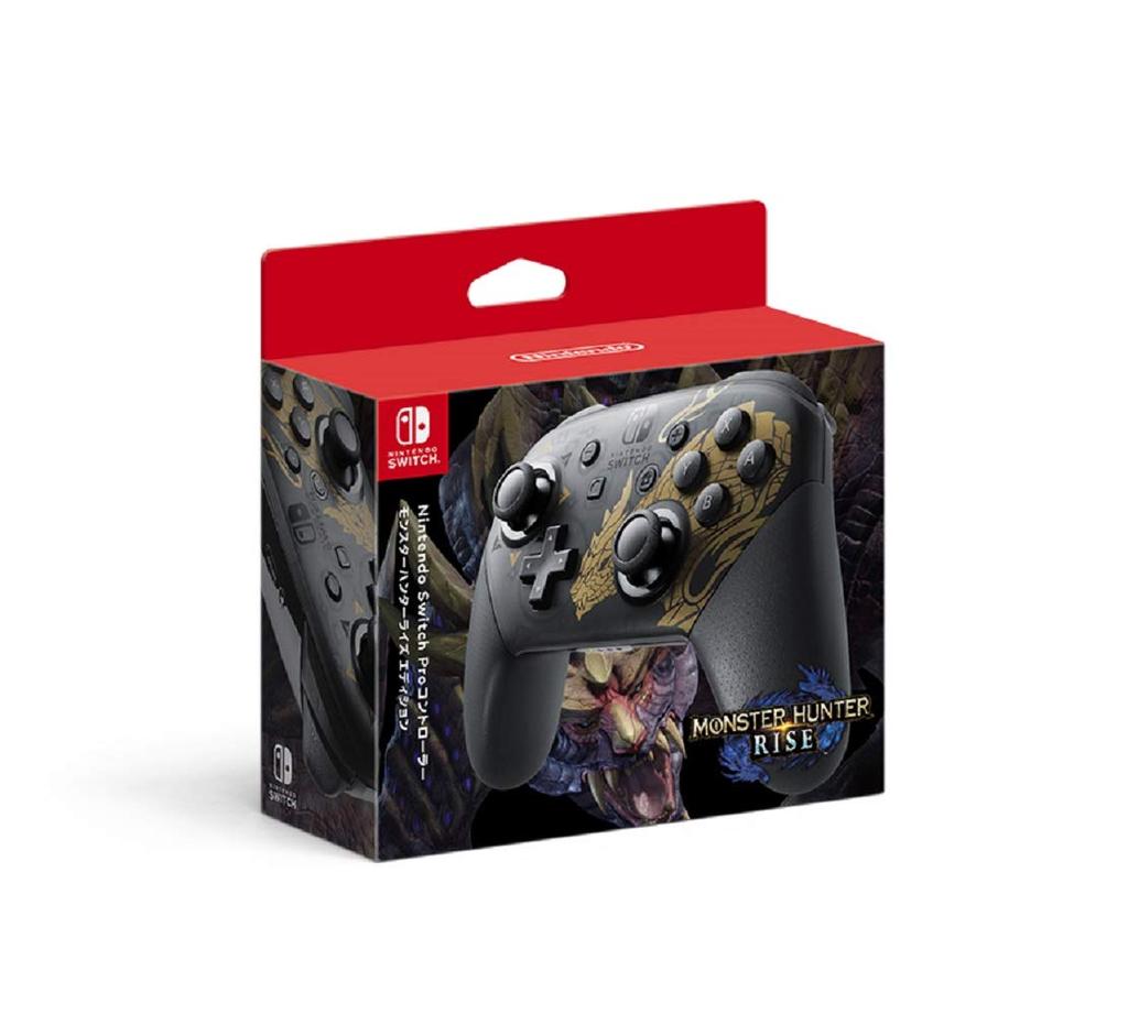 Nintendo Switch Pro Controller Monster Hunter Rise Edition