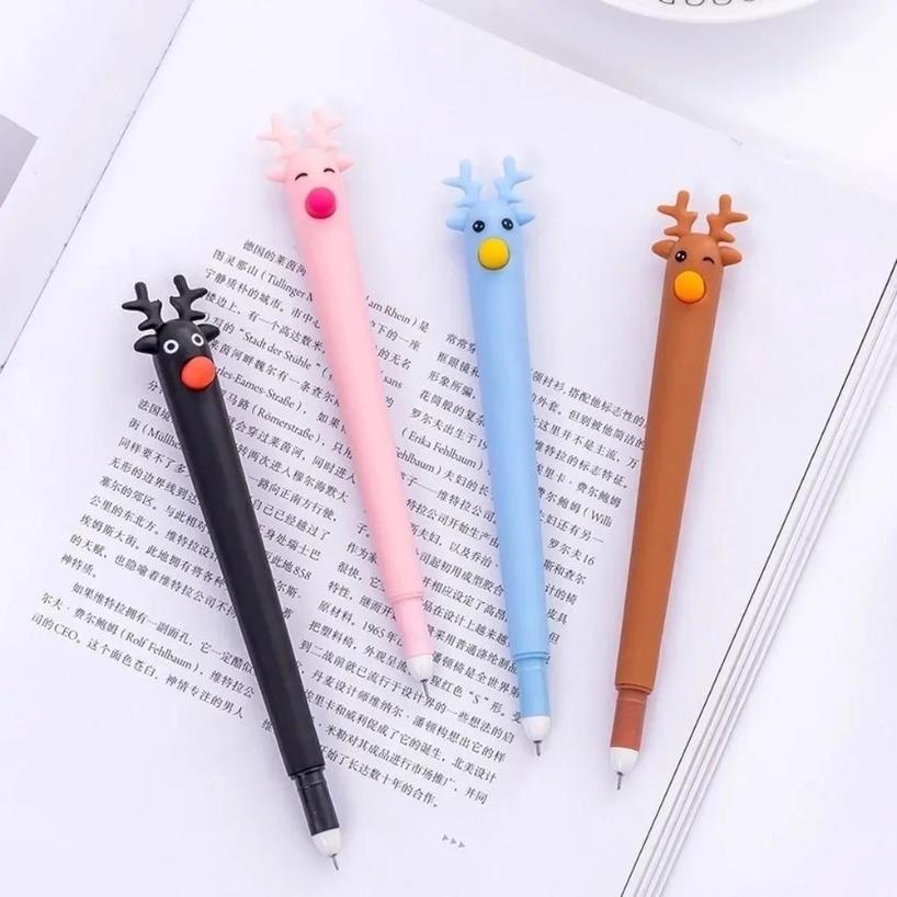 1 Pcs Cute Cactus Modeling Gel Pen Student Stationery Novelty School Material Office Supplies Christmas Gift Writing Supplies