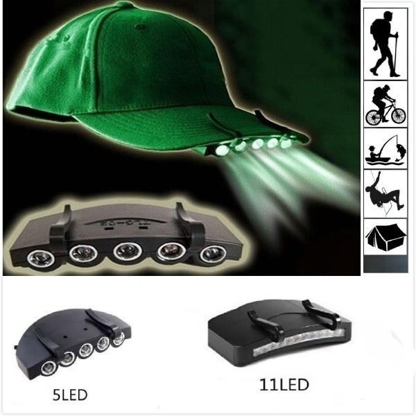 11 светодиодная бейсболка с клипсой, лампа, свет, супер яркий, рыболовный налобный фонарь, кепка, шляпа, фонарик, налобный фонарь, лампа, для кемпинга, охоты, свет KTY