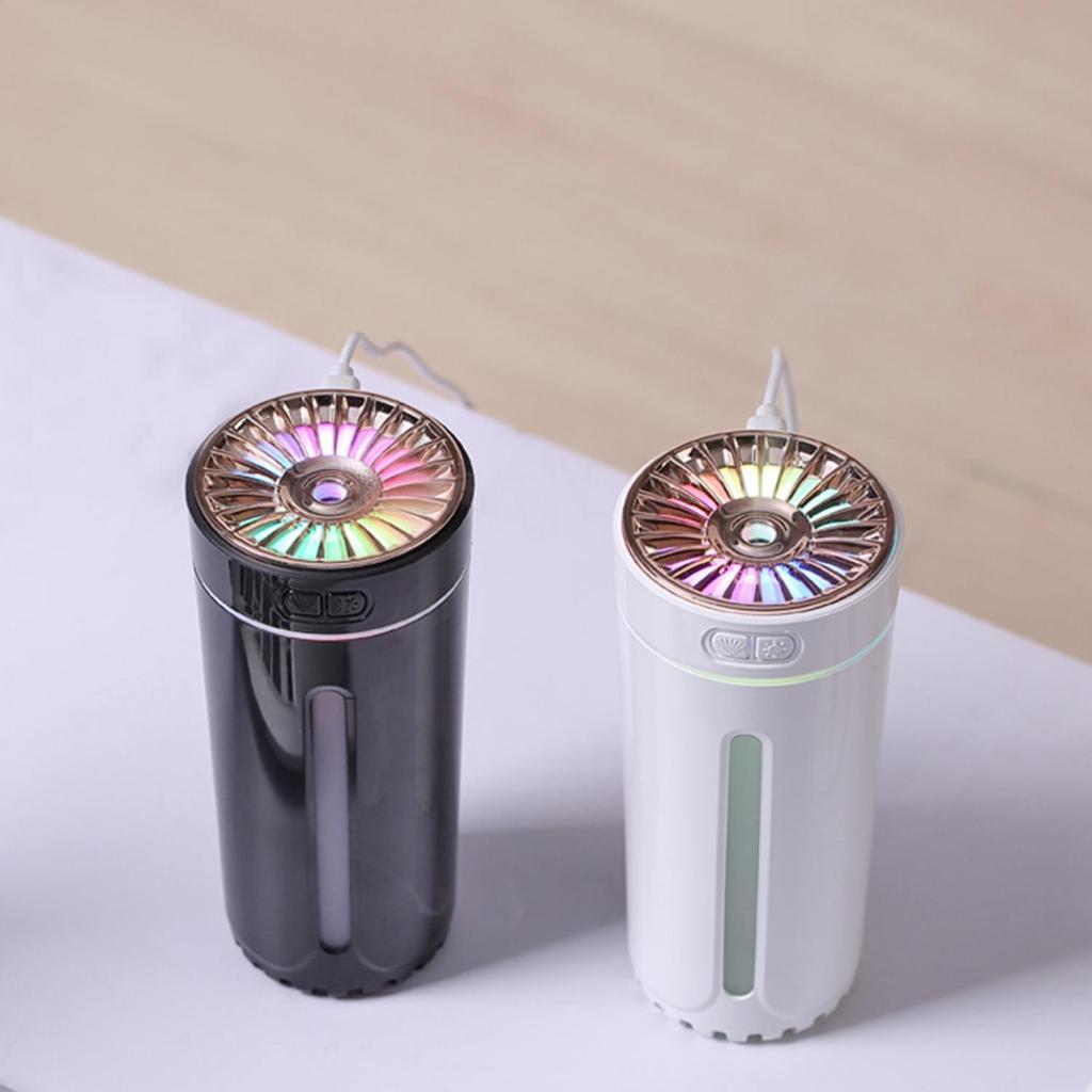 Portable Phantom Cup Humidifier Car Mounted Aromatherapy Machine Colorful Cool Atmosphere Night Light Moisturizing Fragrance Expanding Humidifiers