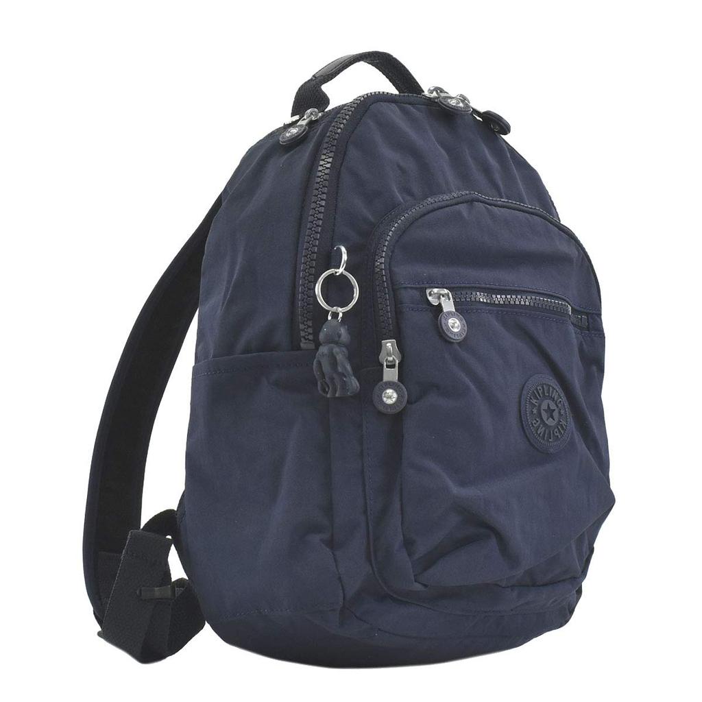 Женский синий легкий нейлоновый рюкзак Kipling, KI4082 SEOUL S, 96V BLUE BLEU, Размер 2 [Б/у]
