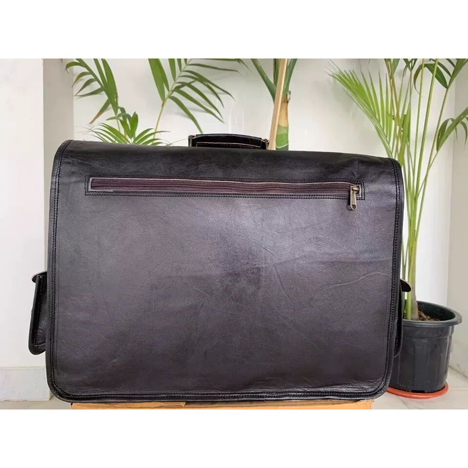 Мужской портфель для ноутбука из кожи, винтажная черная сумка через плечо
