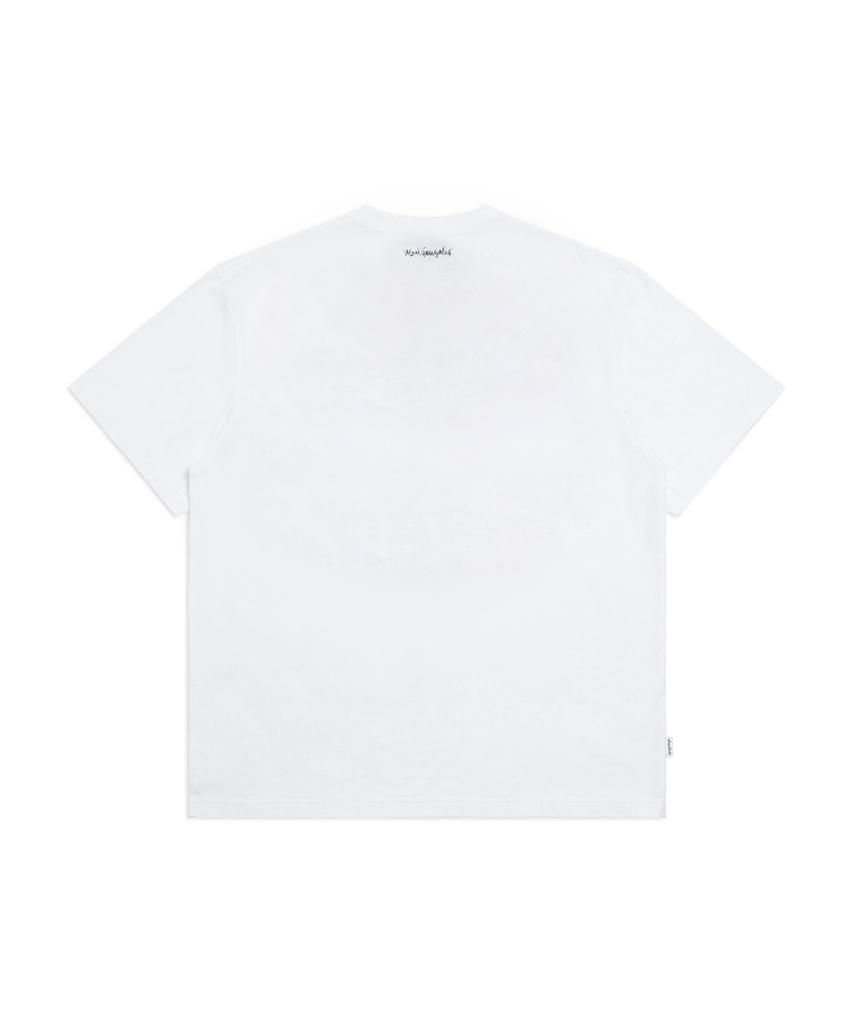 MARK GONZALES Angel American Flag Graphic Short Sleeve T-Shirt - White