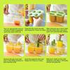 1PC Easy Release Popsicle Machine Leak-proof Cover Freeze Safe for Juice and Fruit Making 4 Homemade Popsicle Moulds
