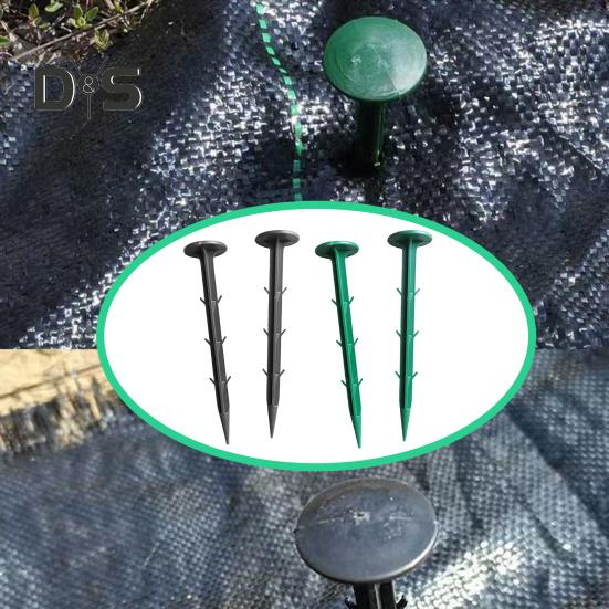 100/200 шт. кольев для дерна, прочные садовые колья, ландшафтные колья для защиты от сорняков, тканевой сетки, газона, использования во дворе