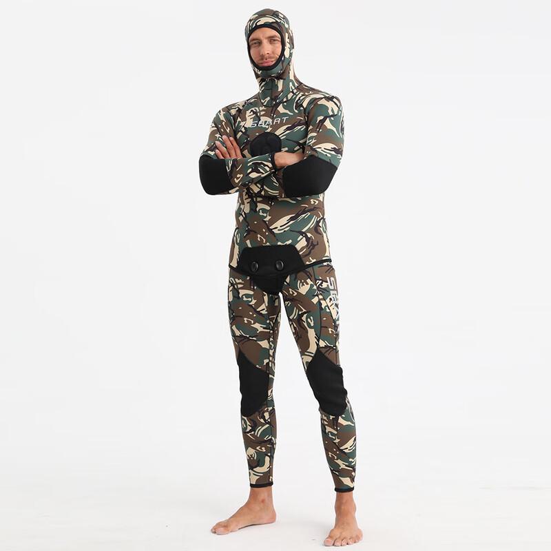 SBART Hooded Split Diving Wetsuit 3/5MM