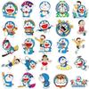 Doraemon Graffiti Waterproof Stickers: 50-Pack for Luggage, Skateboards, Scooters, Water Bottles, & More