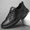 Мужская кожаная обувь в винтажном стиле, удобная мужская повседневная обувь, новый дизайн, мужские кроссовки, дышащая обувь для отдыха и прогулок, кроссовки