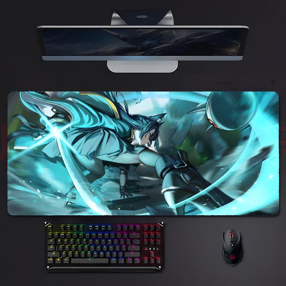 Game Stylish Zenless Zone Zero Hoshimi Miyabi Mouse Pad Mousepad Large Gaming Lockedge Thickened Pc Table Desk Mat
