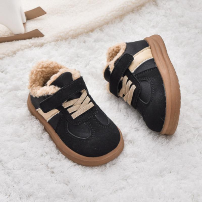 Водонепроницаемые зимние теплые ботинки, спортивная обувь, детские хлопковые ботинки 22-31