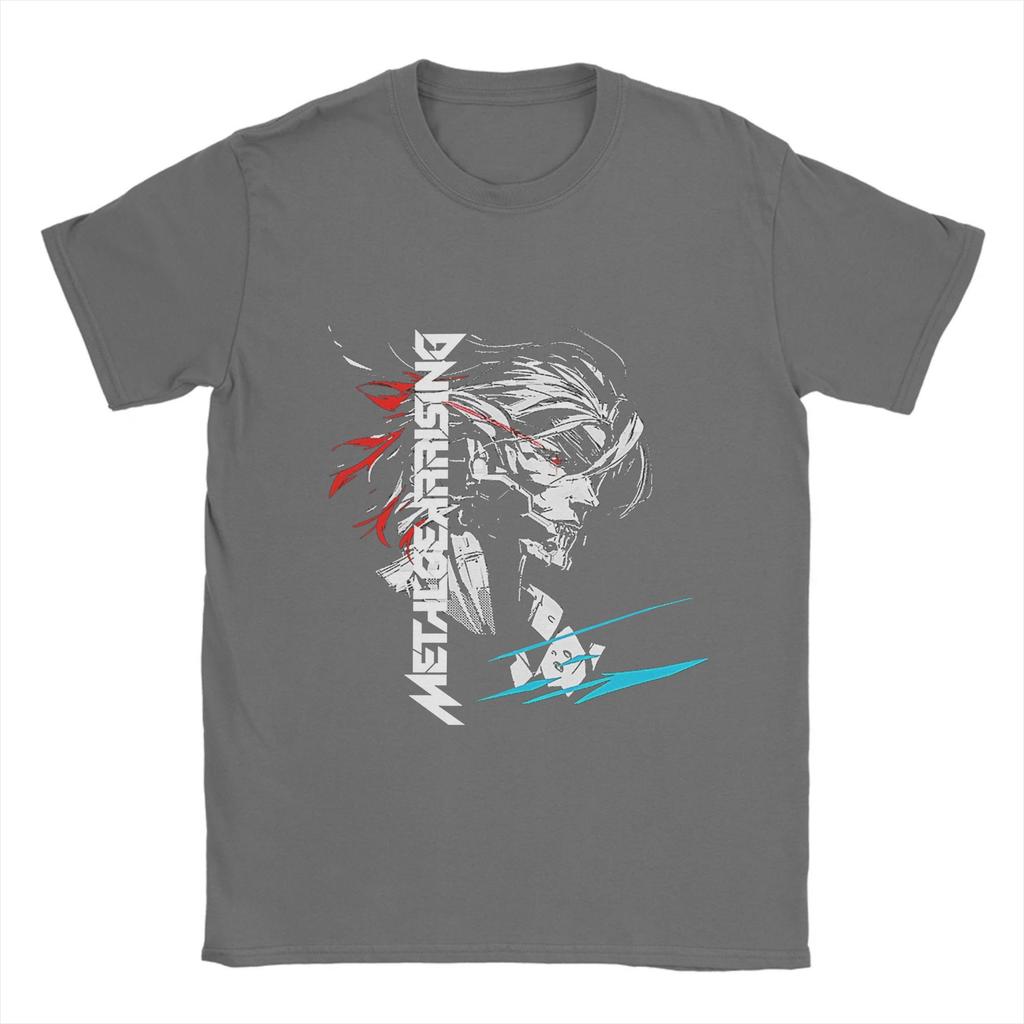 METAL GEAR SOLID RISING INVERTED T Shirt Men's  100% Cotton Funny T-Shirts Round Neck  Tees Short Sleeve Clothing Birthday Gift