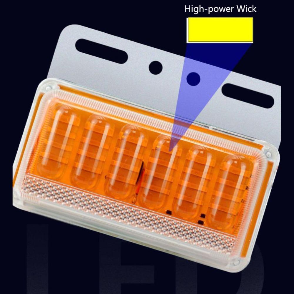 30 LED External Lights 12V 24V Signal Indicator Lamp Universal Warning Tail Light