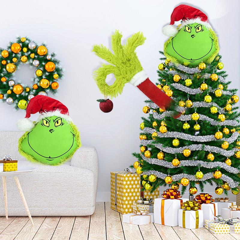 Плюшевая игрушка Гринч Рождественское украшение Мягкая ткань Подарок для детей и фанатов