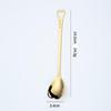 A Spoon of Stainless Steel, A Creative Spoon for Mixing In The Shape of A Heart, A Coffee Spoon for Love, A Watermelon Spoon, A Dessert Small Spoon