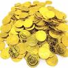 KINOKINO Gold Coins Set, Pirate Treasure, Party Supplies, Play Supplies, Stage Props (500 Gold Coins)