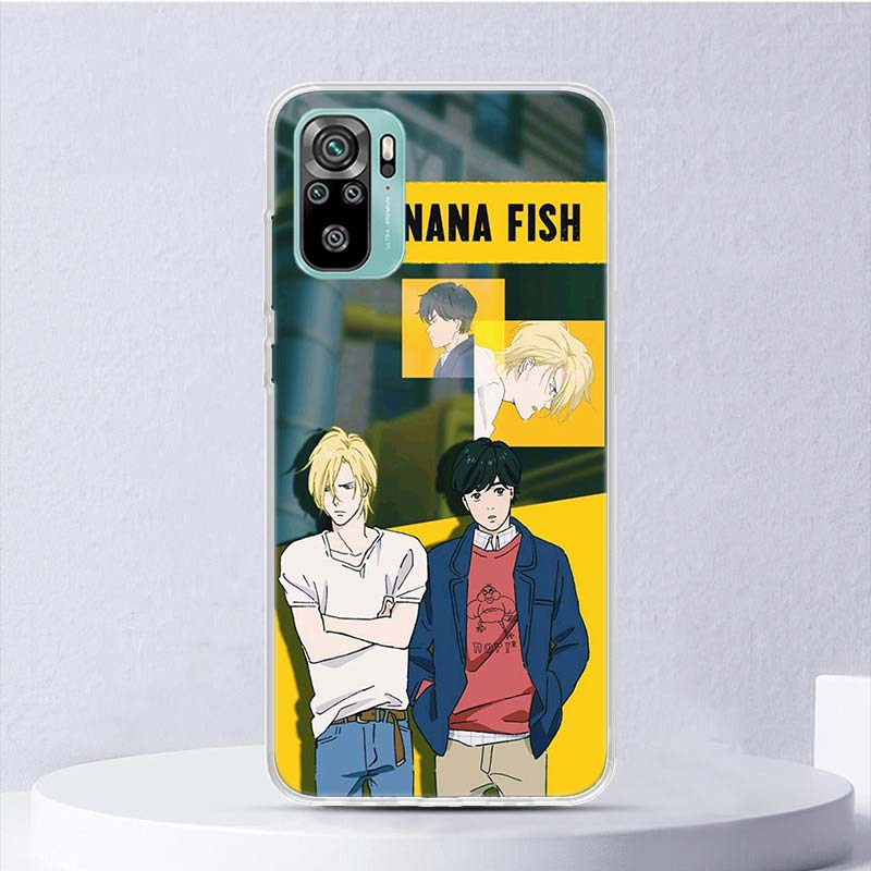 Мягкий чехол для телефона Xiaomi Redmi Note 14 13 12S 11S 10S 12 Pro Plus с принтом из аниме Banana Fish. Чехол 11 10 11E 11T Note14 Shell Coque Не