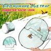 New 50X45 Cm Green Bird Net Effective Humane Live Trap Hunting Sensitive Quail Humane Trapping Hunting Garden Supplies Pest Control