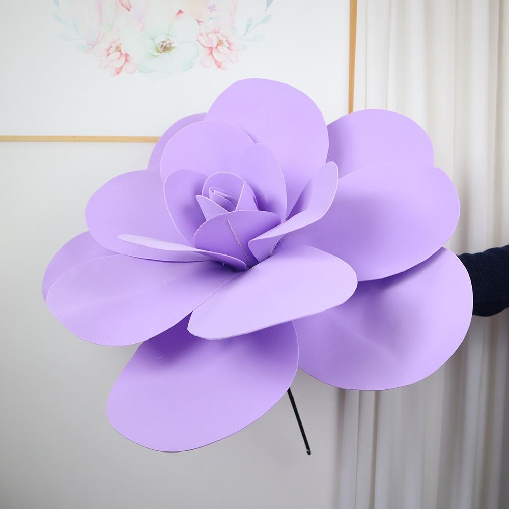 40/50cm PE Fake Flower Head Large Simulated Foam Rose  Home Garden Decorations